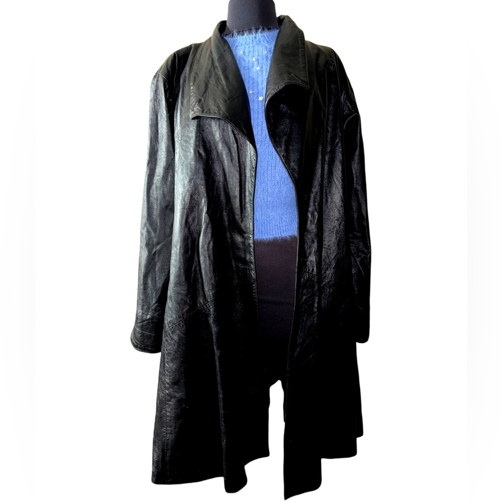 Leather Trench Coat